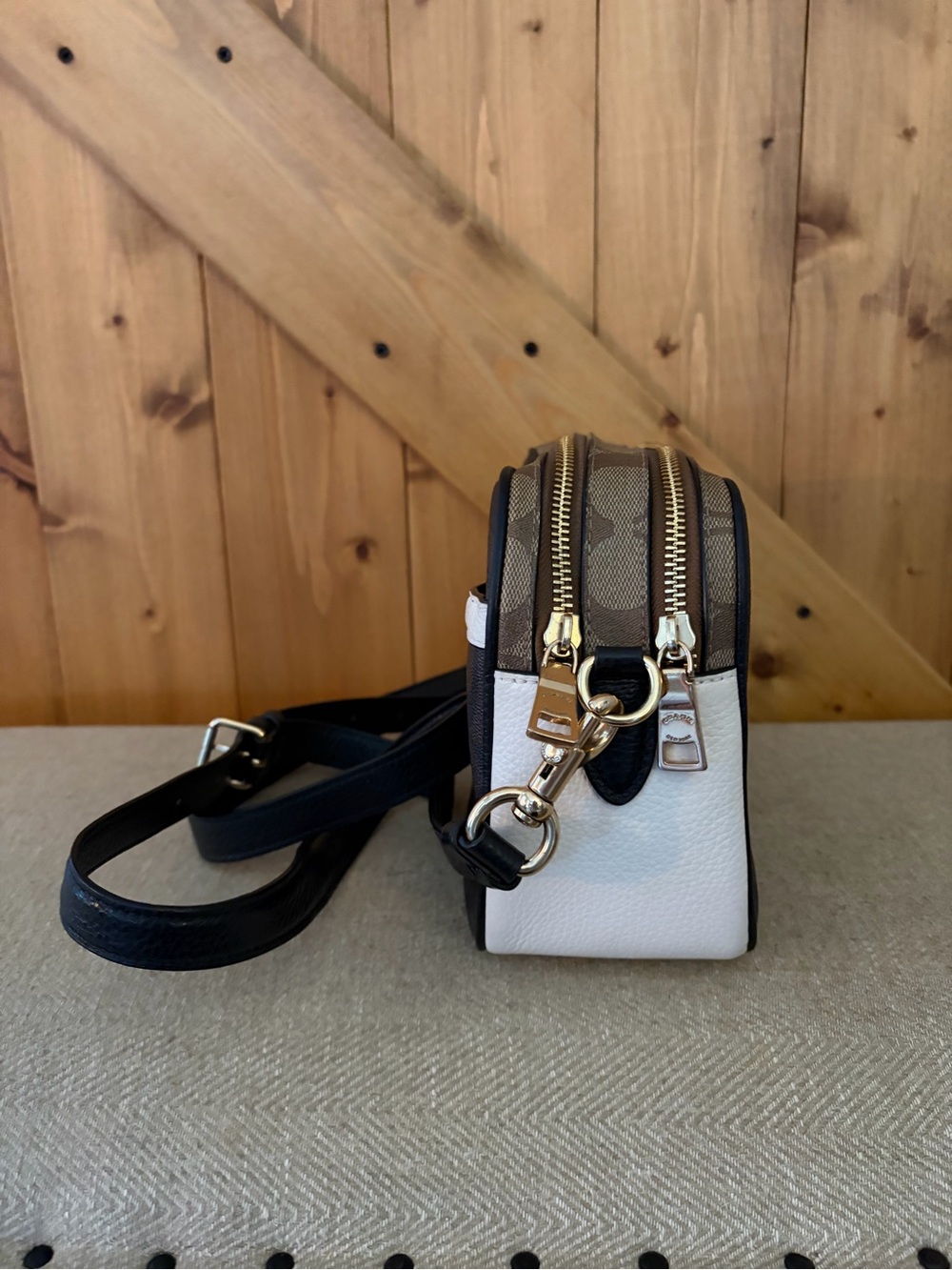 COACH Jes Crossbody Bag in Blocked Signature Canvas | Model #C1767 - Picture 6 of 15